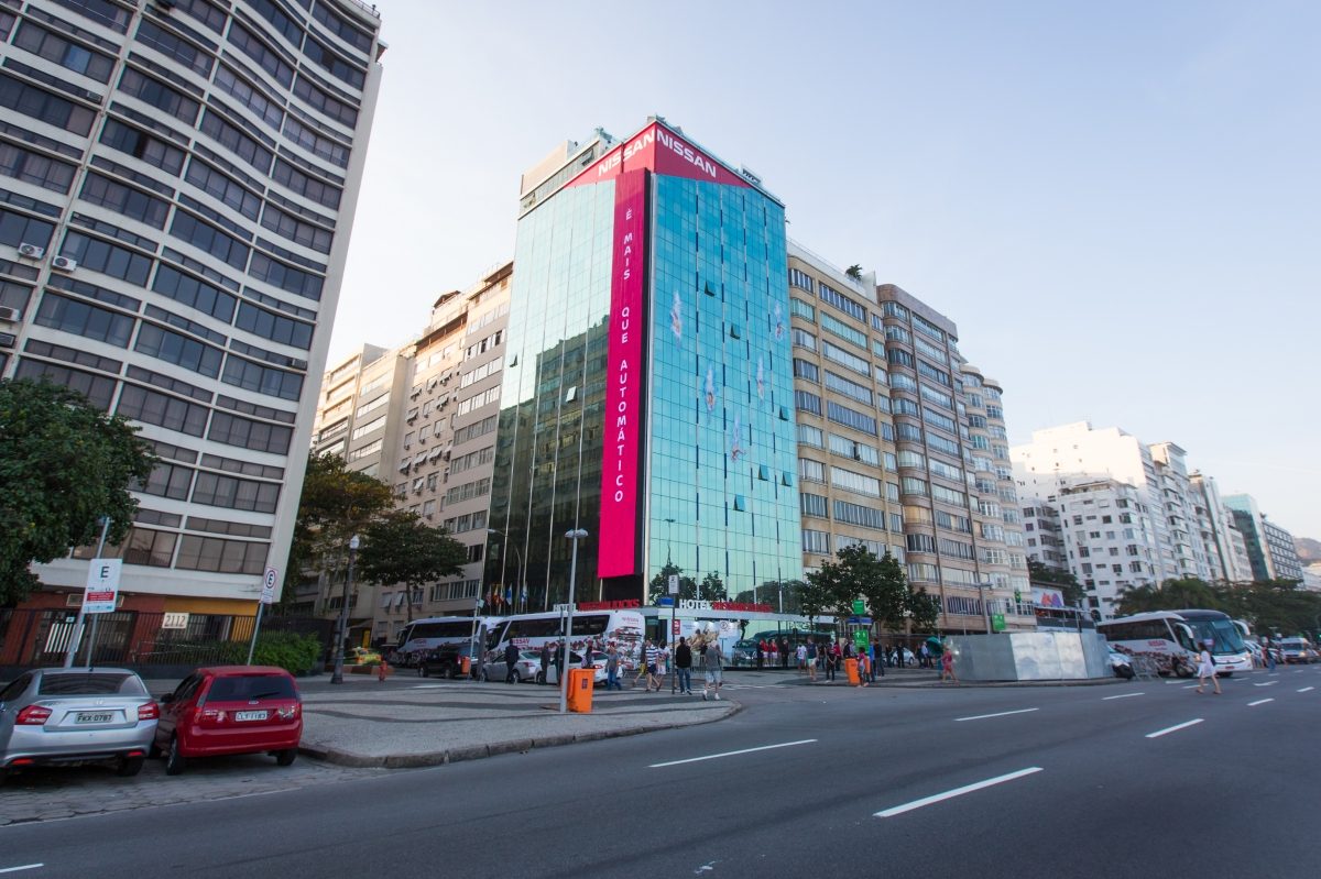 Hotel Nissan Kicks, em Copacabana: uma das principais ativações da Nissan durante as Olimpíadas