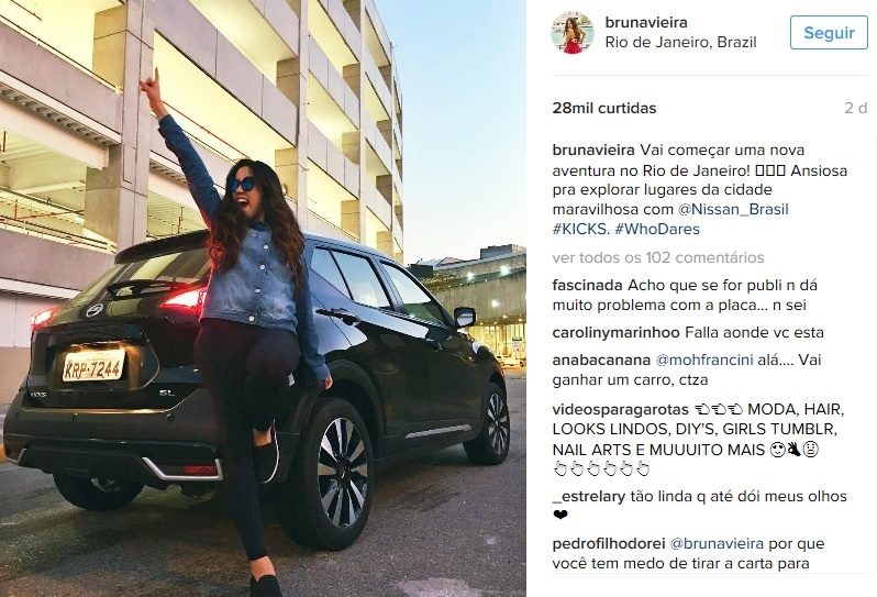 Bruna Vieira explora o Rio