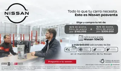 Nissan Kit integral de mantenimiento