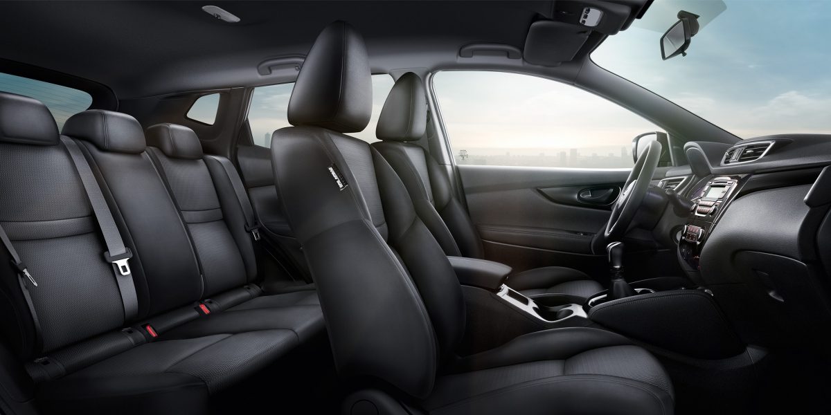 Interior Nissan Qashqai Tela Negra