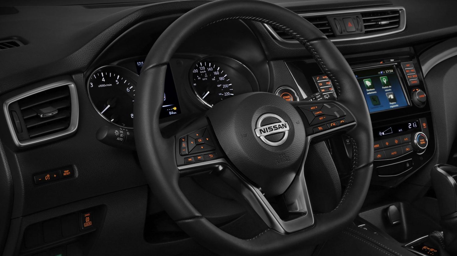 Nissan Qashqai -Diseño interior