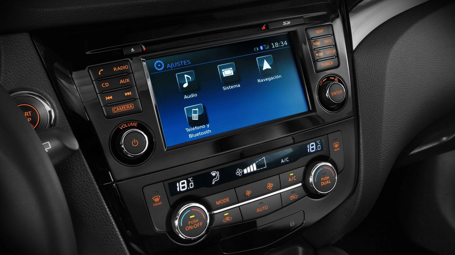Qashqai interior driving shot