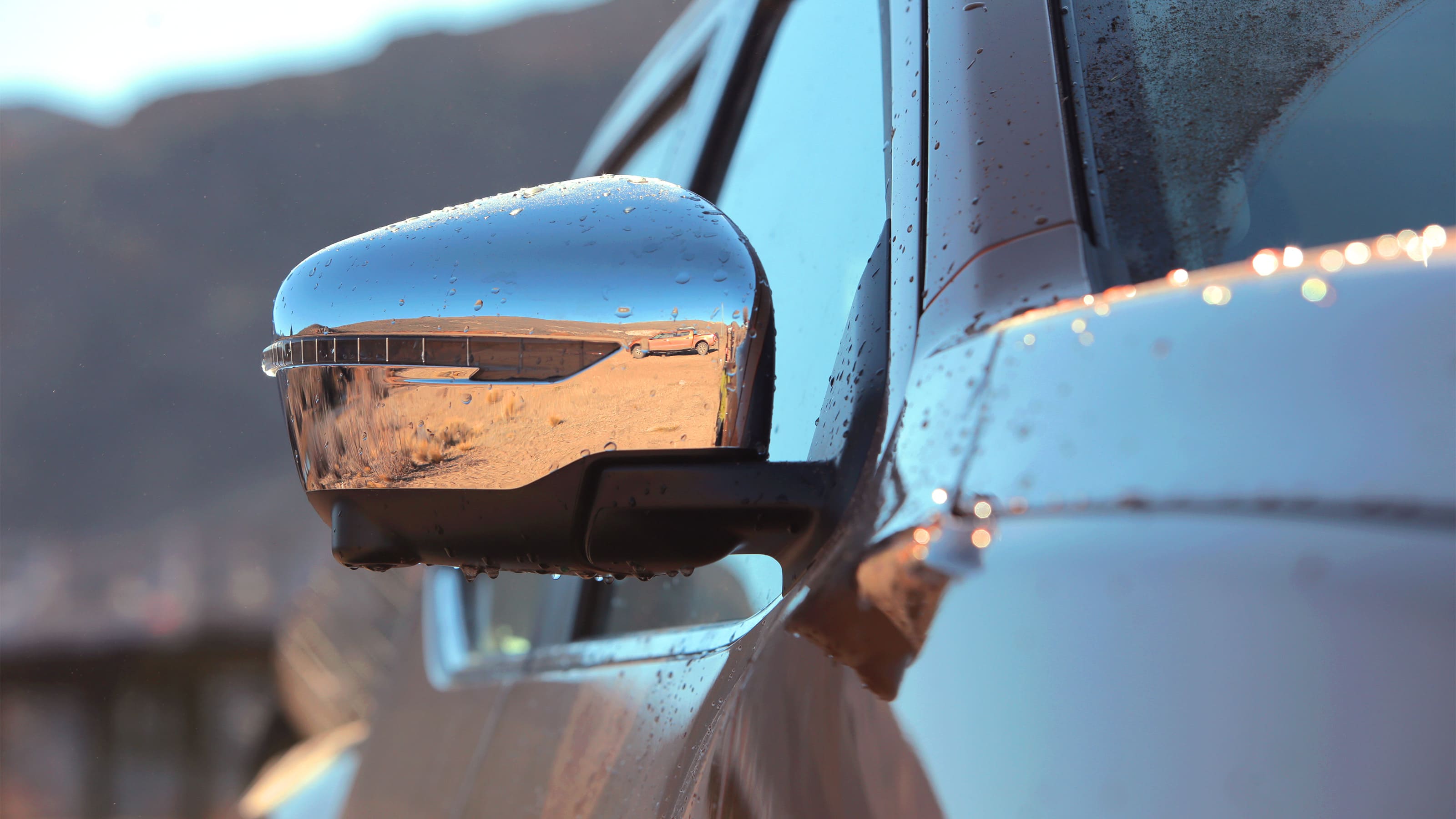 Frontier close-up espejo retrovisor lateral
