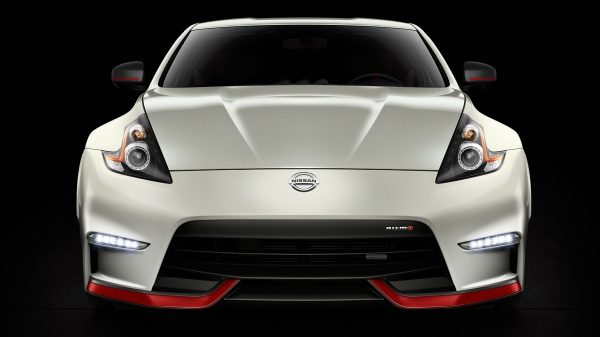Front view of car