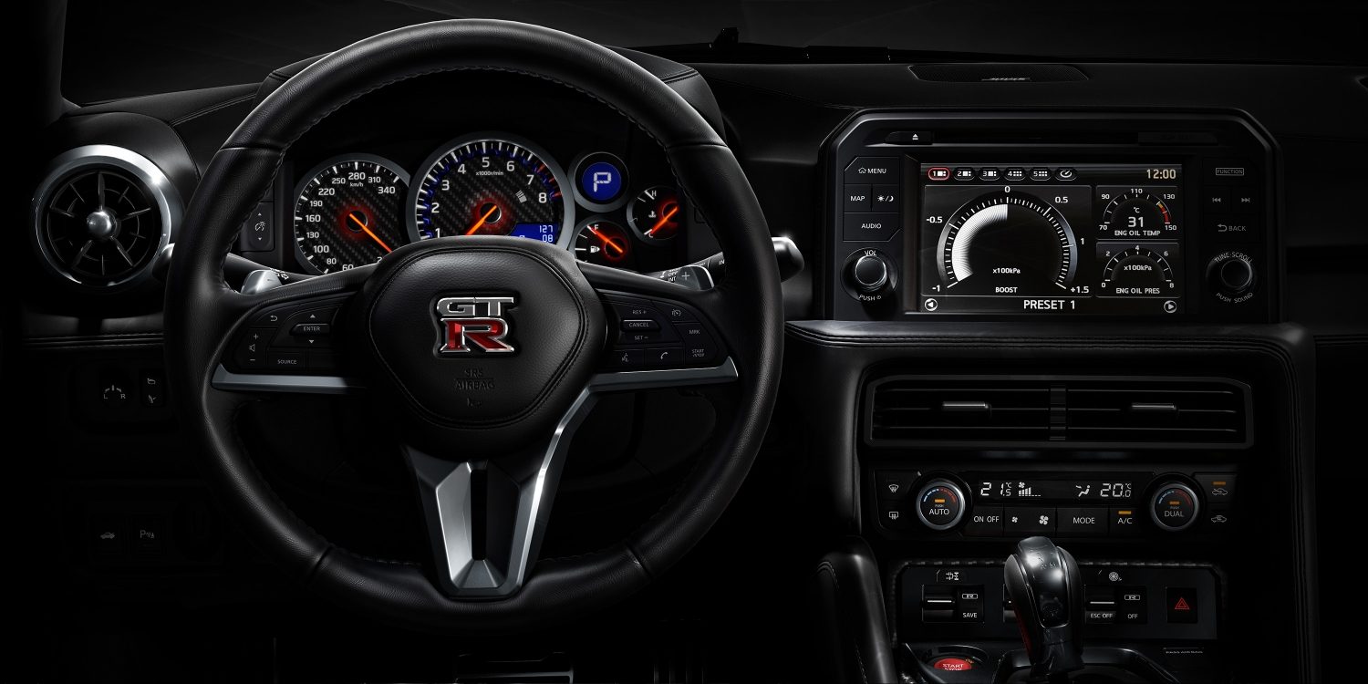 Nissan GT-R cockpit