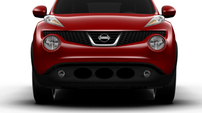 Front end of car