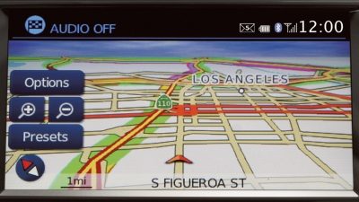 Nissan Kicks navigation screen