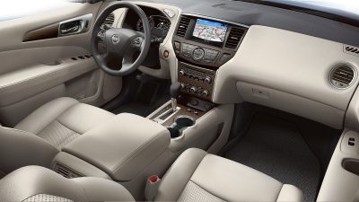 Nissan Pathfinder interior accents and finishes