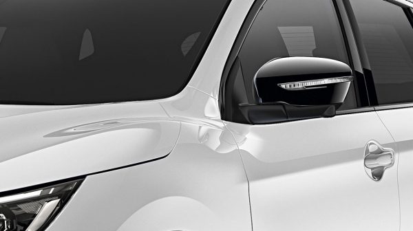 Глянцеві чорні накладки на дзеркала для Nissan QASHQAI