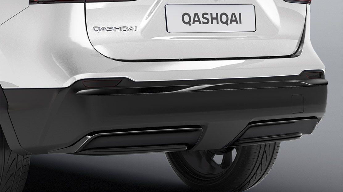 Елементи оздоблення на задній бампер для Nissan QASHQAI