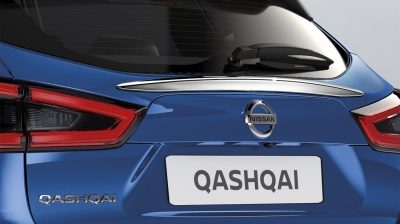 Хромована накладка на скло дверей багажника для Nissan QASHQAI