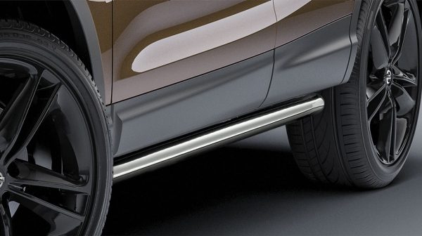 Стильні бічні накладки з нержавіючої сталі для Nissan QASHQAI