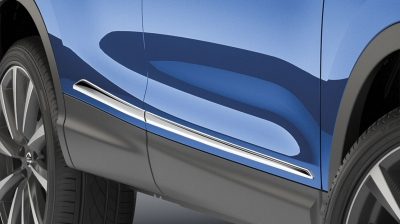 Хромовані накладки на пороги дверей для Nissan QASHQAI
