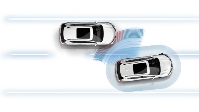 Ілюстрація: система контролю «сліпих» зон в Nissan X-TRAIL