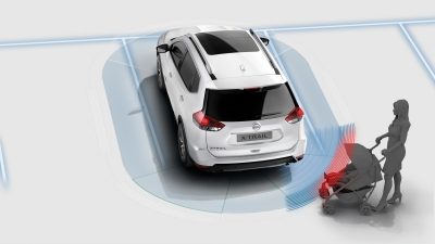 Ілюстрація: система розпізнавання рухомих об’єктів в Nissan X-TRAIL
