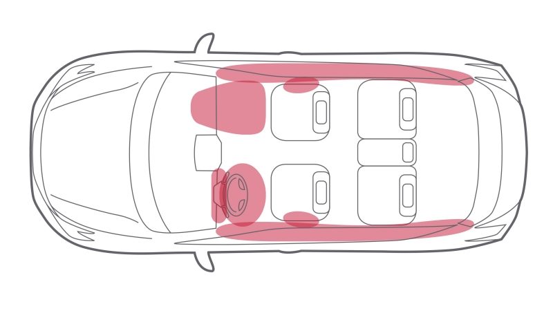 Sistema de airbags del Nissan Murano