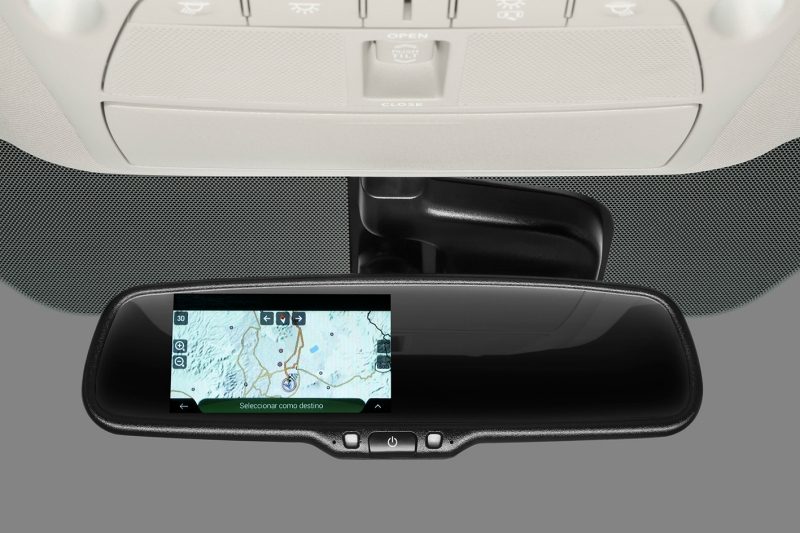 Pantalla del monitor de visión periférica del Nissan Murano
