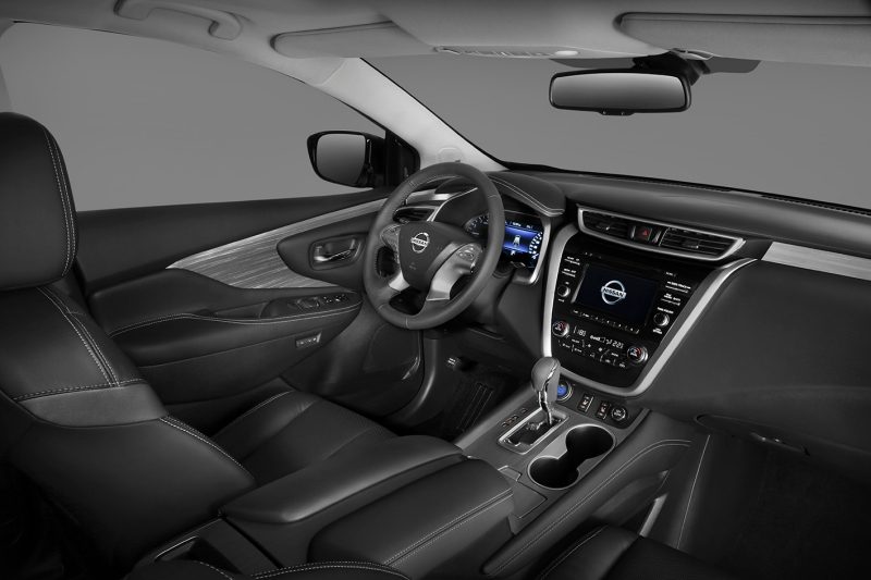 Asientos interiores del Nissan Murano