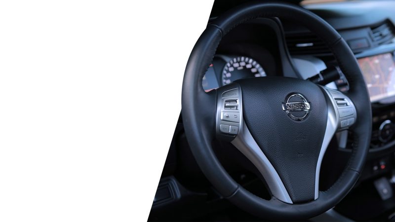 Frontier acercamiento del volante