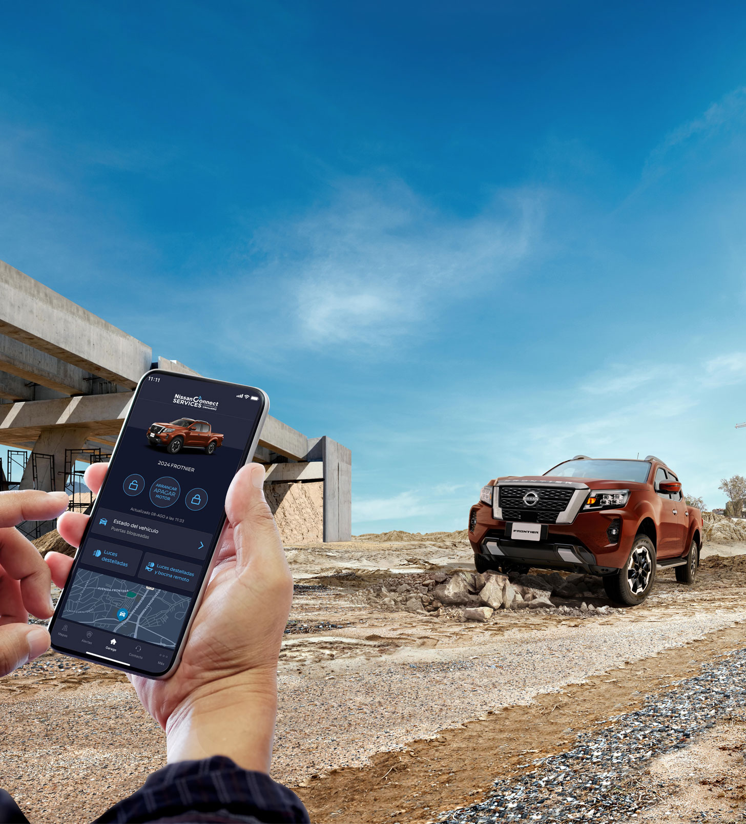 Manténte sincronizado a tu Nissan Frontier 2025