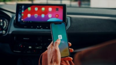Nissan Qashqai e-Power wireless android auto screen view