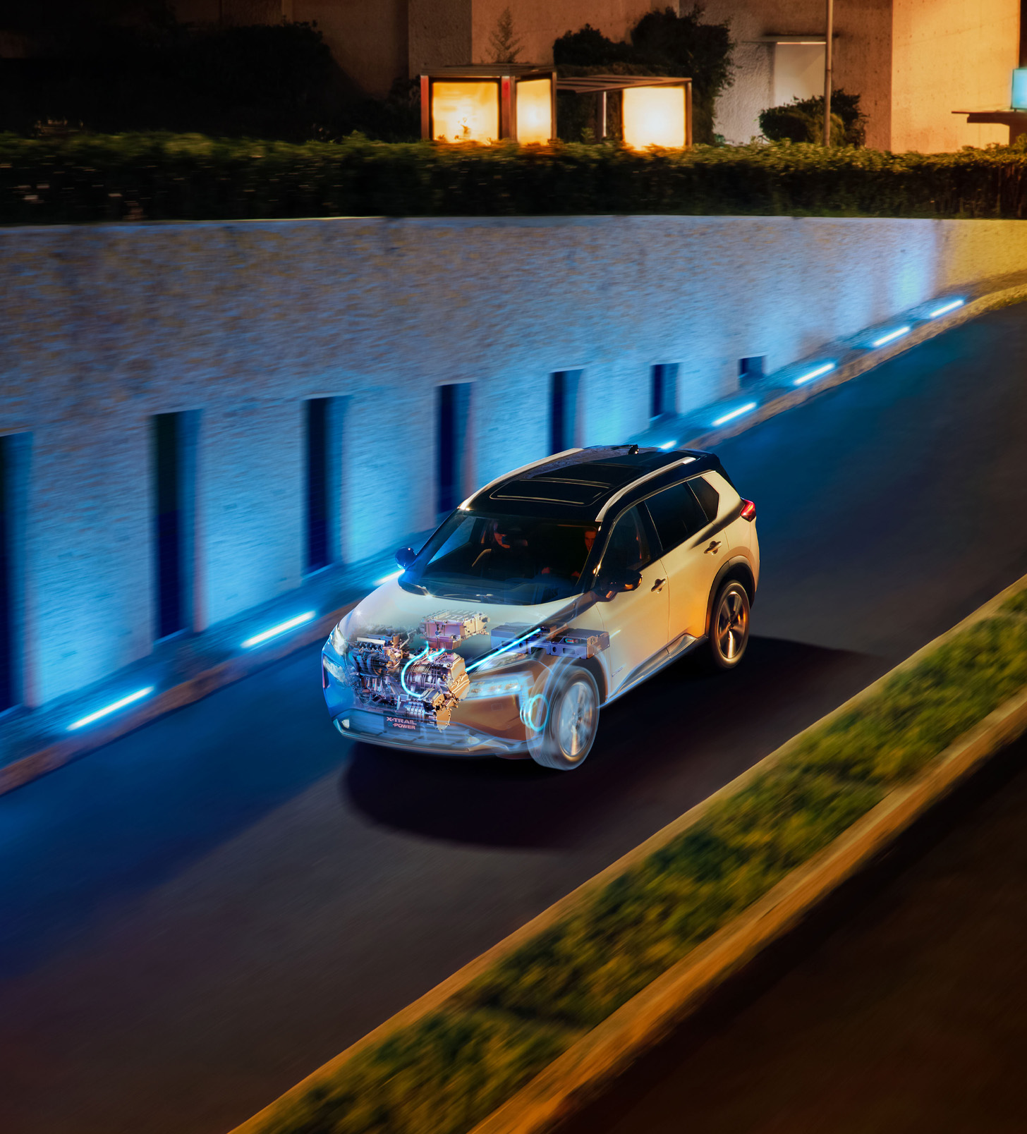 Nissan X-Trail e-POWER picado motor