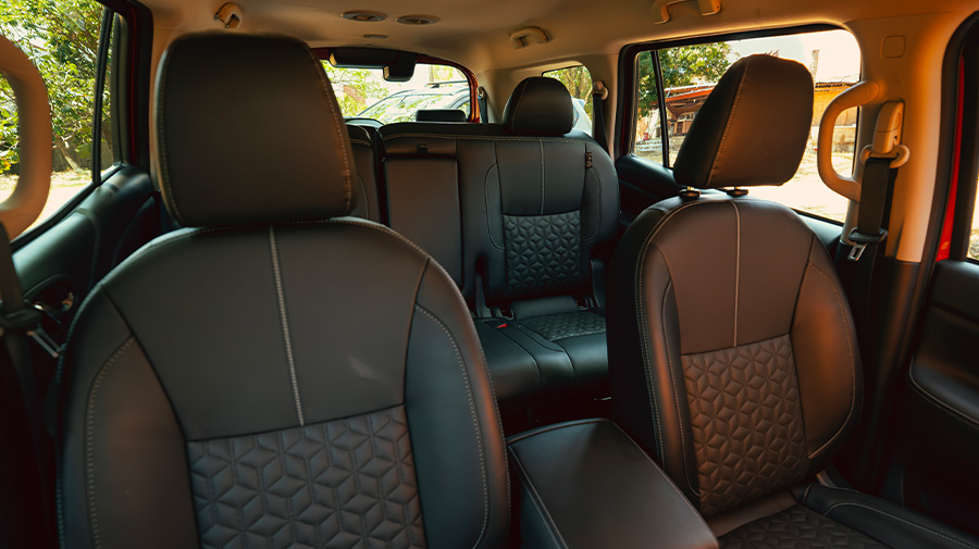 Second Row Folding Seats on Terra