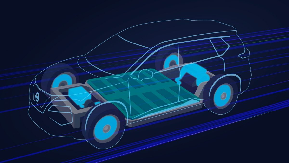 Gráfico de SUV con monitor inteligente de alerta al conductor