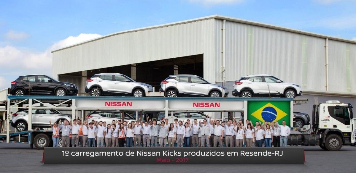 Nissan Kicks produzido em Resende (RJ) já está chegando