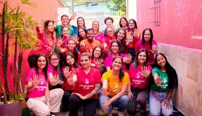 Grupo de voluntários da Nissan Brasil