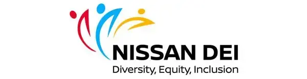 Logo Nissan DEI: diversidade, equidade e inclusão