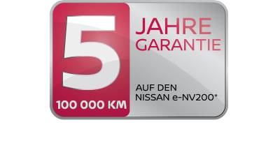 Five Year Warranty Logo CH-DE