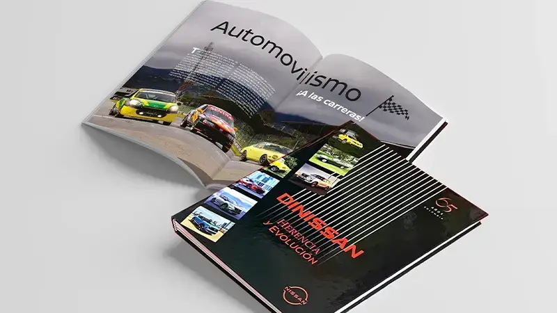 Libro conmemorativo Nissan 65 años Colombia