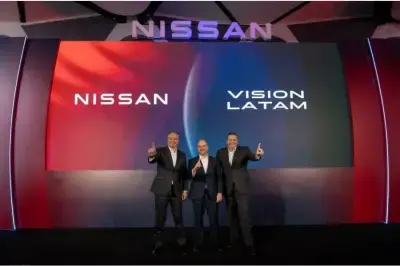 Presentación de Nissan Vision LATAM durante un evento de Nissan en América Latina