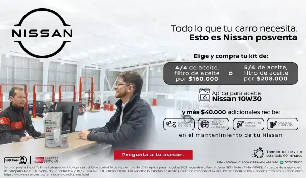 Nissan Kit integral de mantenimiento