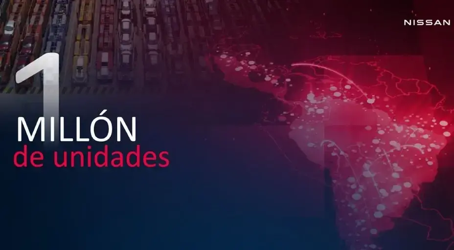 Nissan América Latina alcanza 1 millón de unidades comercializadas