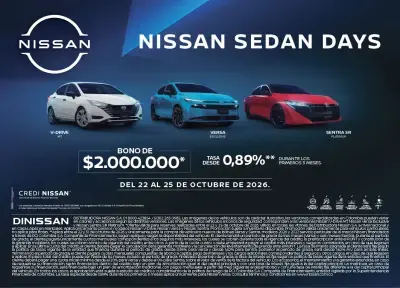 Campaña Nissan Days Sedanes