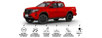 Pick up Nissan Frontier de Gasolina versión Pro 4X