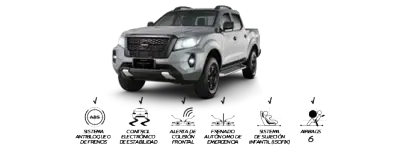 Pick up Nissan Frontier de Gasolina versión PRO S
