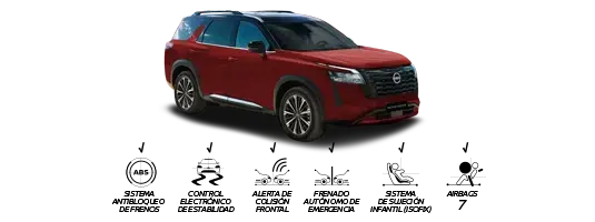 Nissan Pathfinder Exclusive Roja