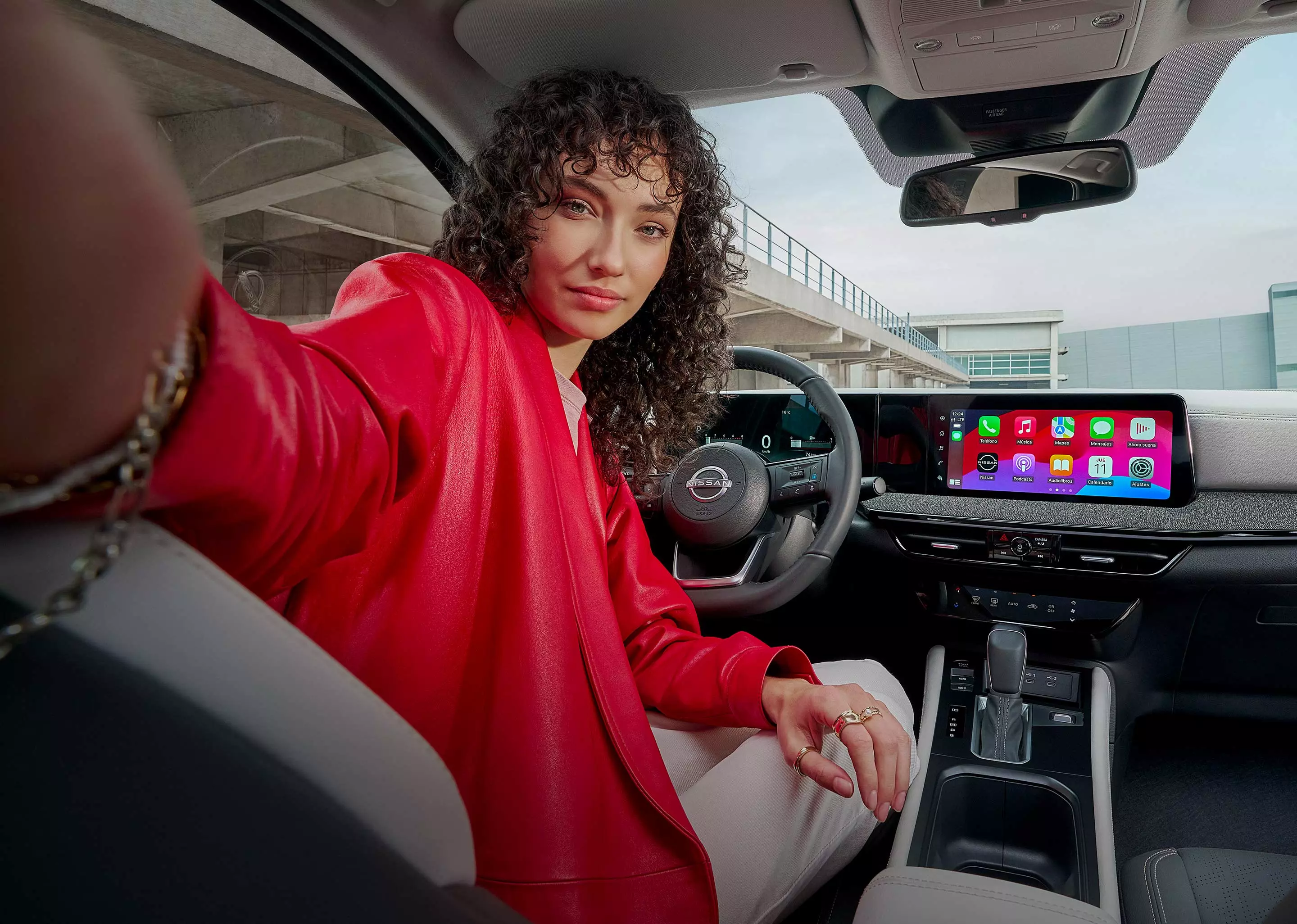 Sistema de conectividad de camioneta Nissan Kicks 2025