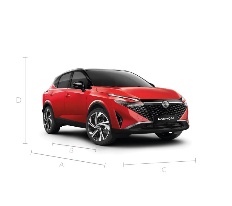 Nissan Qashqai e-Power N-Design 3/4 front pack shot - Hybrid SUV