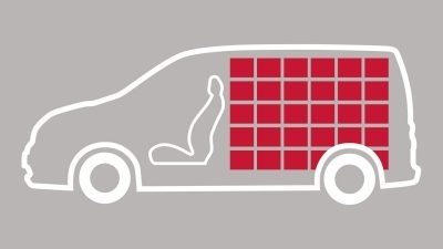 Van | Nissan e-NV200 | Electric van loadspace