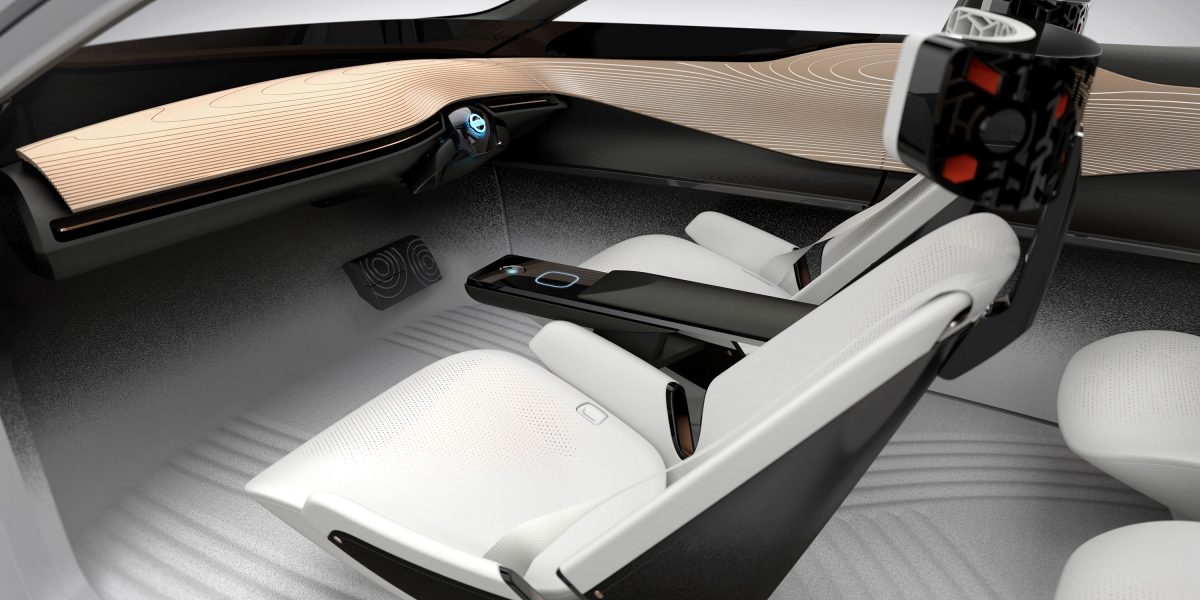 Nissan IMx concept car interior seat detail