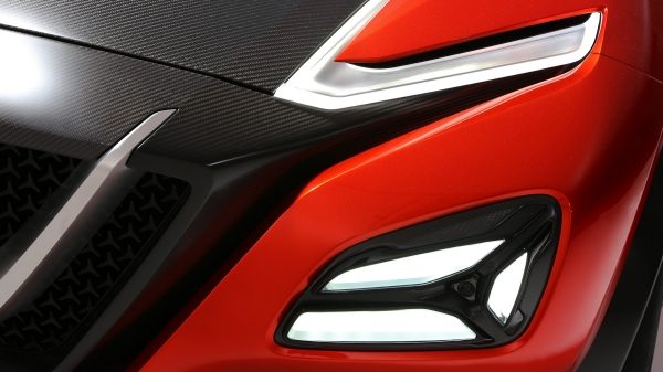 Nissan Gripz Concept headlight and foglight detail