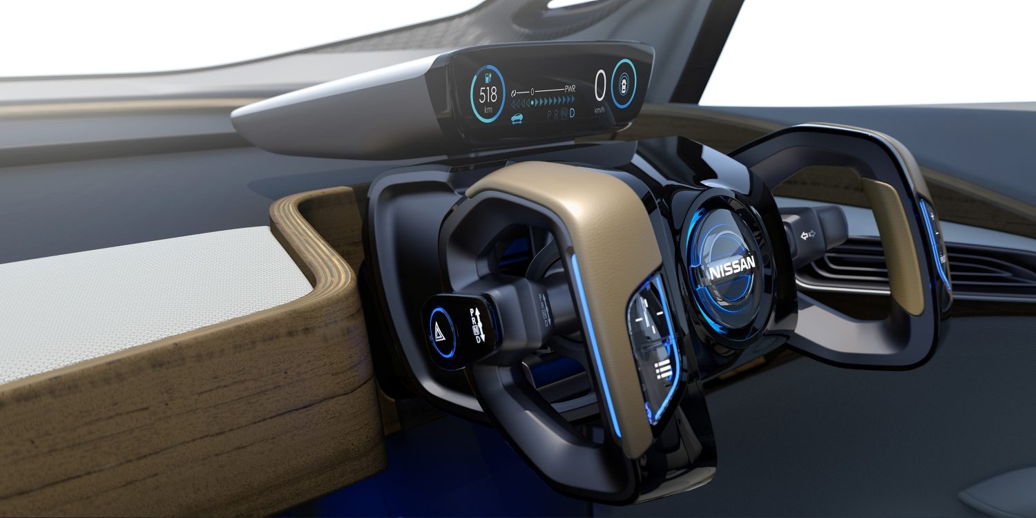 Nissan IDS Concept steering wheel