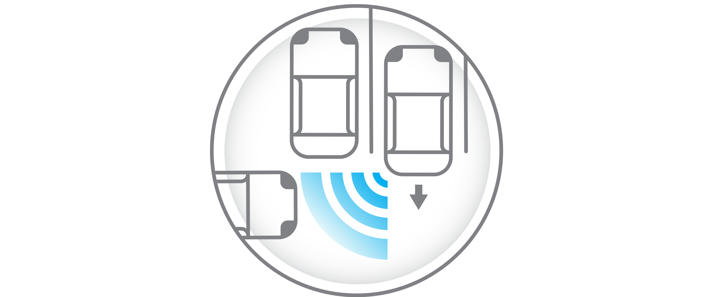 REAR CROSS TRAFFIC ALERT Icon