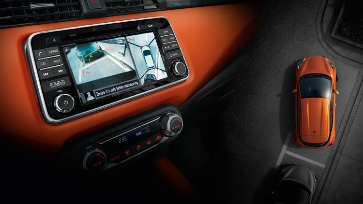 Syst&egrave;me Nissan AVM&nbsp;-&nbsp;Vision 360&deg; de la Nouvelle&nbsp;Nissan MICRA