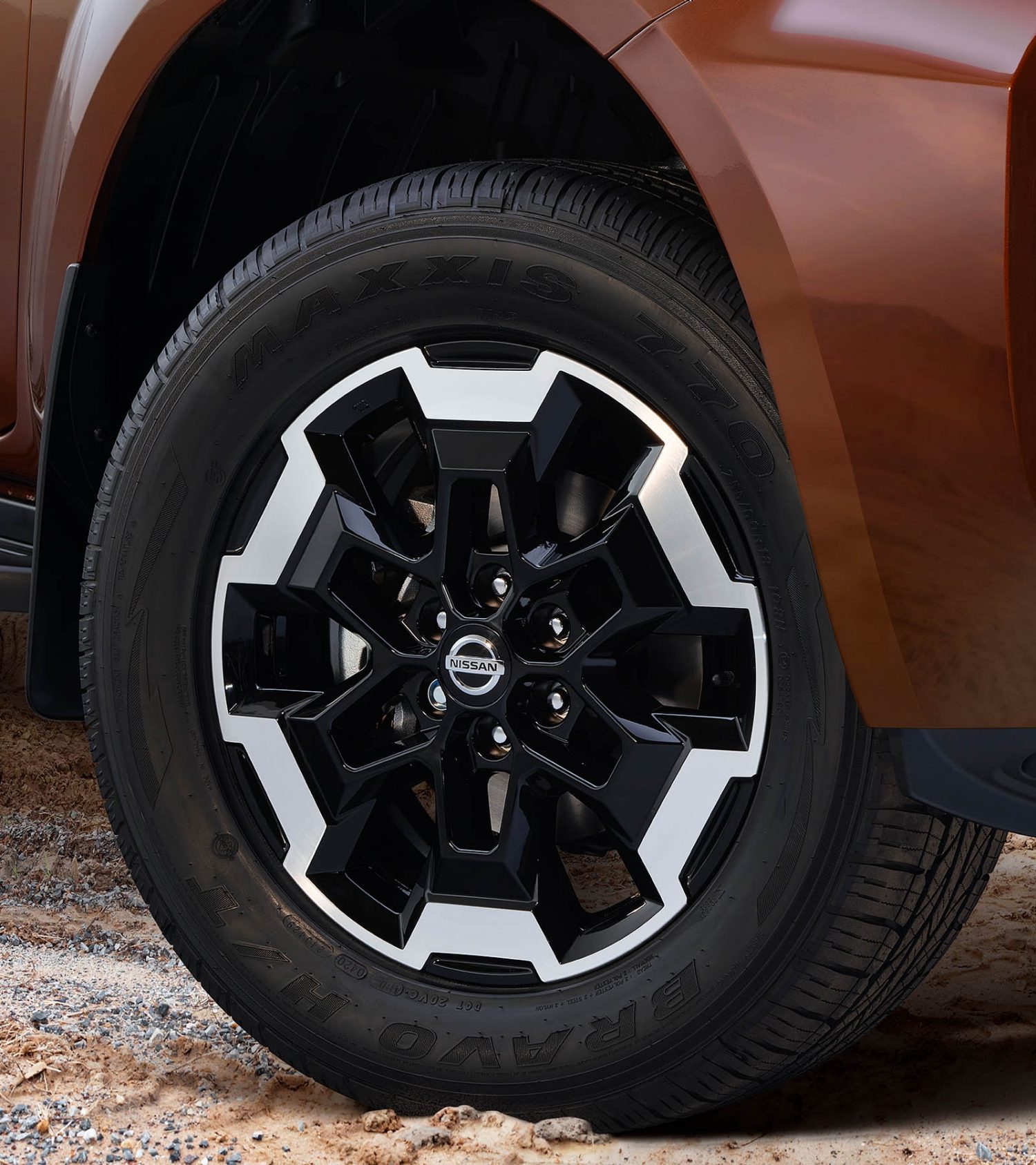 2021 Nissan Frontier PRO-4X seen on mountain with sunset