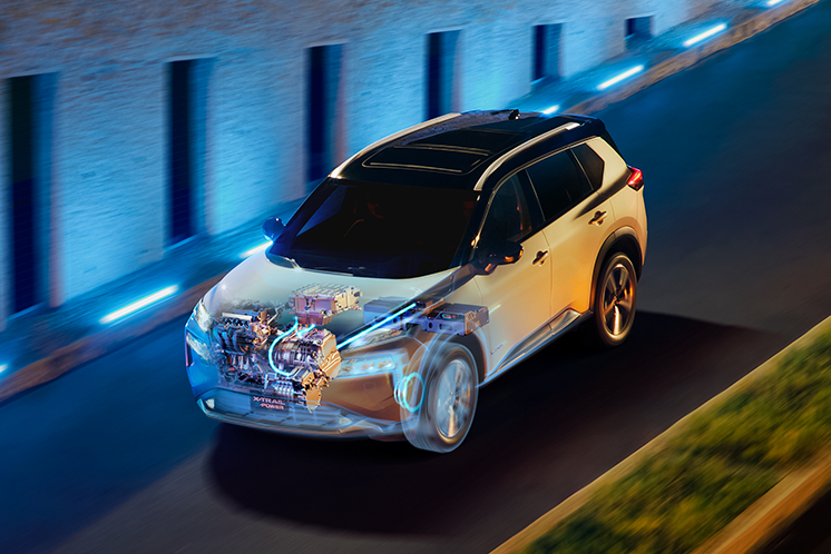 Nissan X-Trail e-POWER picado motor
